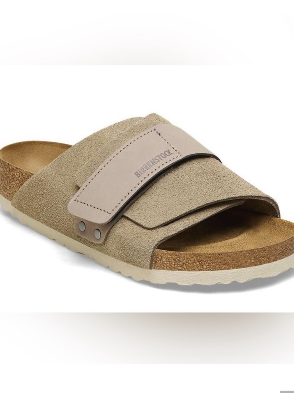 Birkenstock | Kyoto Taupe Suede Sandals 36EU / 37EU - Picture 1 of 12